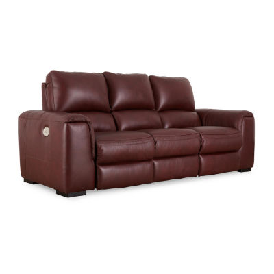 Signature Design By Ashley® Alessandro Dual Power Leather Reclining Sofa