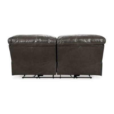 Signature Design By Ashley® Hallstrung Dual Power Leather Reclining Sofa