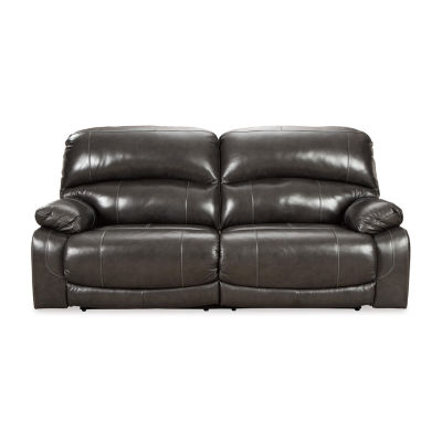 Signature Design By Ashley® Hallstrung Dual Power Leather Reclining Sofa