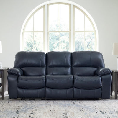 Signature Design By Ashley® Leesworth Dual Power Leather Reclining Sofa