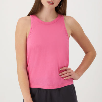 Champion Womens Crew Neck Sleeveless Active Tank Top