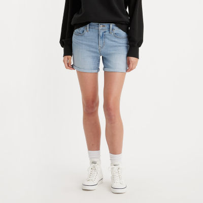 Levi's Womens Mid Rise Denim Short