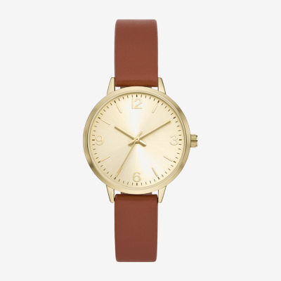 Womens Brown Strap Watch Fmdjo302