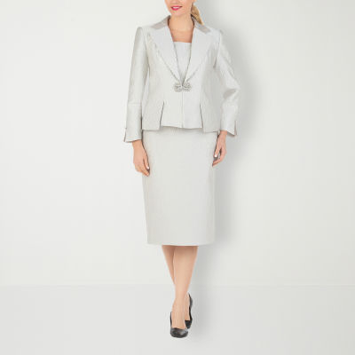 Giovanna Collection 3-pc. Brocade Skirt Suit