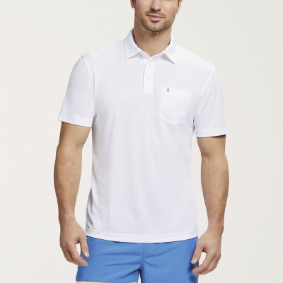 IZOD Sunshield Performance Mens Classic Fit Short Sleeve Pocket Polo Shirt