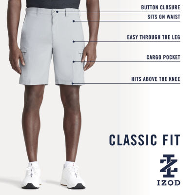 IZOD Swingflex Mens Stretch Fabric Golf Short