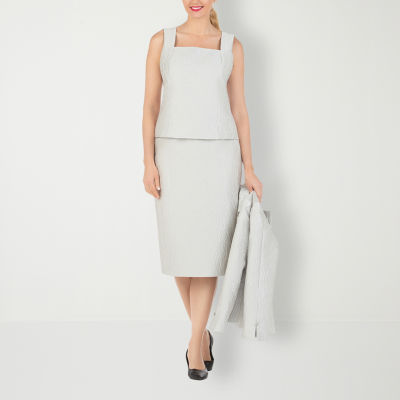 Giovanna Collection 3-pc. Brocade Skirt Suit-Plus