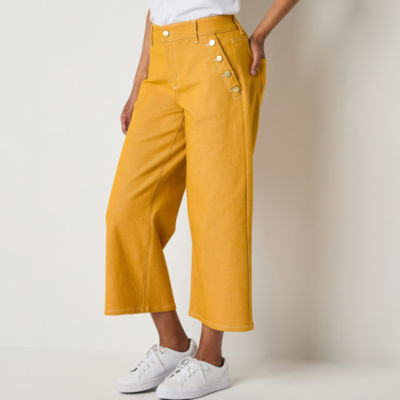 Liz Claiborne Mid Rise Cropped Pants