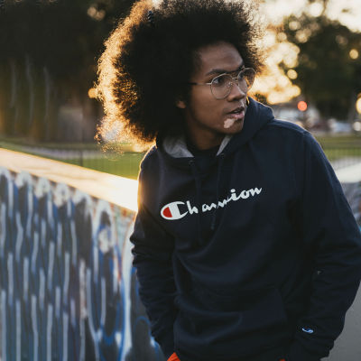 Champion Mens Long Sleeve Hoodie