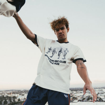 Champion Mens Crew Neck Short Sleeve Regular Fit Graphic T-Shirt