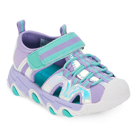 Thereabouts Toddler Girls Lil Rift Strap Sandals, 5 Medium, Purple