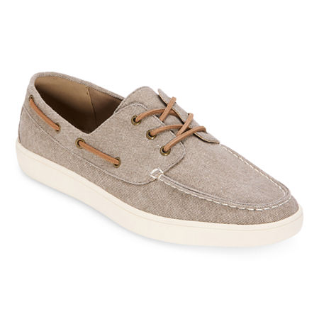 St. John's Bay Mens Norwood Slip-On Shoe, 10 Medium, Beige