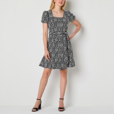a line wedding guest dress Savanna A-Line Spaghetti Straps Bow Midi Wedding Guest Dresses, Navy Blue