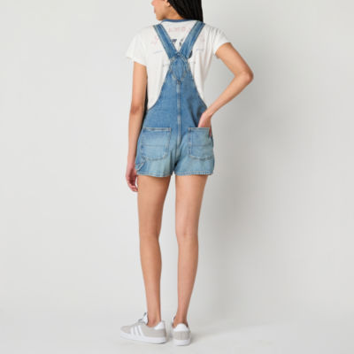 Arizona Sleeveless Womens Shortalls Juniors