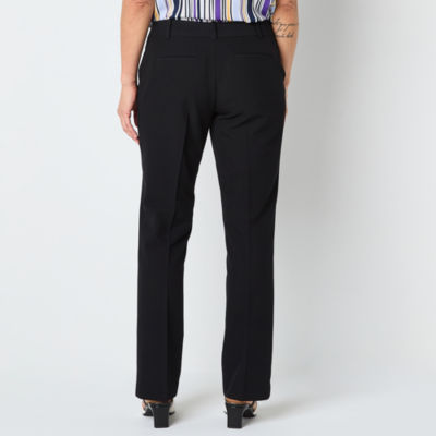 Liz Claiborne Audra Tailored Womens Straight Mid Rise Trouser