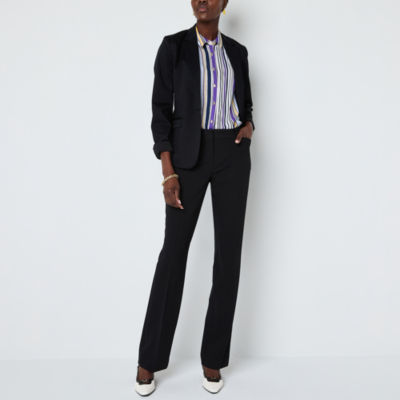 Liz Claiborne Audra Tailored Womens Straight Mid Rise Trouser