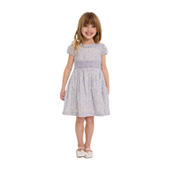 green colour ka dress Bonnie Baby Holiday Dress – S&D Kids main image 0