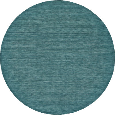 Weave And Wander Moderna Hooked Round Area Rug, Color Teal JCPenney
