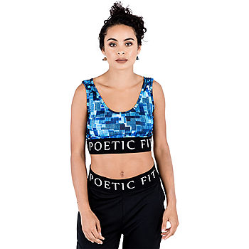Poetic Justice Active Sports Bra Top - Plus - JCPenney