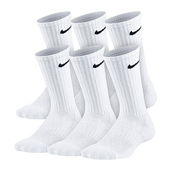 Nike Big Boys 6 Pair Crew Socks -