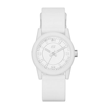 Skechers Rosencrans Mini Womens White Strap Watch Sr6029 - JCPenney