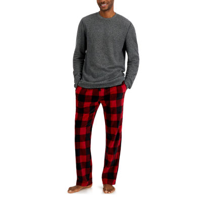 Hanes Men's Cotton Modal Knit Pajama, 2 Piece Set