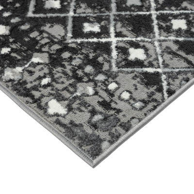 Madison Park Reese Soft Textural Waves Machine Woven Skid Resistant Indoor Rectangular Area Rug