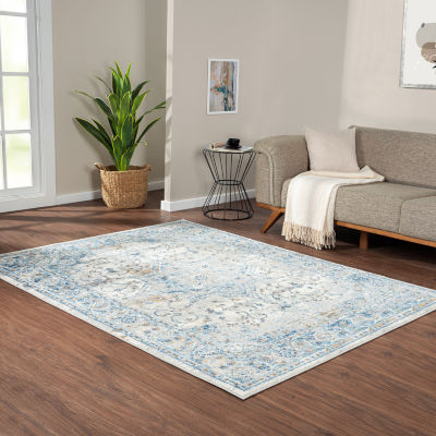 Madison Park Molly Medallion Woven Indoor Rectangular Area Rug