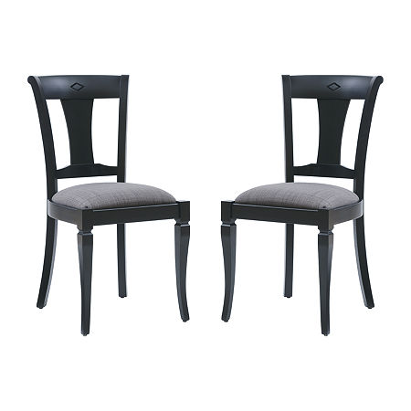 Rosina 2-pc. Dining Chair, One Size, Black