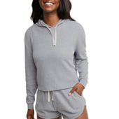 PSK Collective Womens Long Sleeve Hoodie, Color: Blue - JCPenney