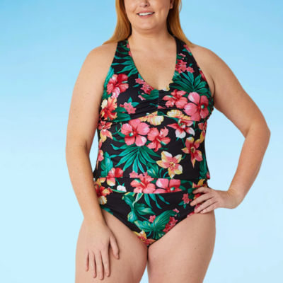 Kabini Oasis Twist Front One Piece Swimsuit