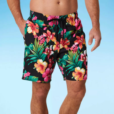 mens tropical swim shorts