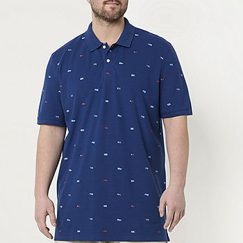 Men's Short Sleeve Polyester Pique Polo Shirt
