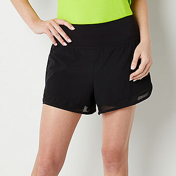 Xersion Womens Pull-On Short, Color: Black - JCPenney