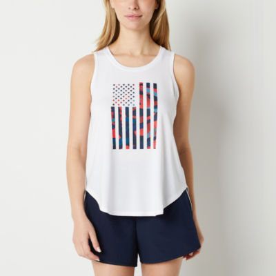 Xersion Womens Crew Neck Sleeveless Tank Top JCPenney