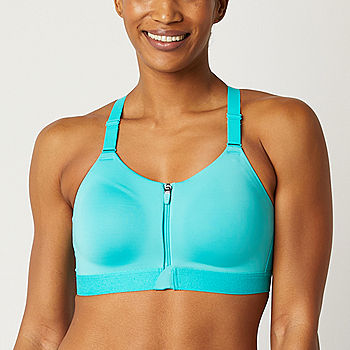 Xersion High Support Racerback Sports Bra, Color: Regal Teal - JCPenney