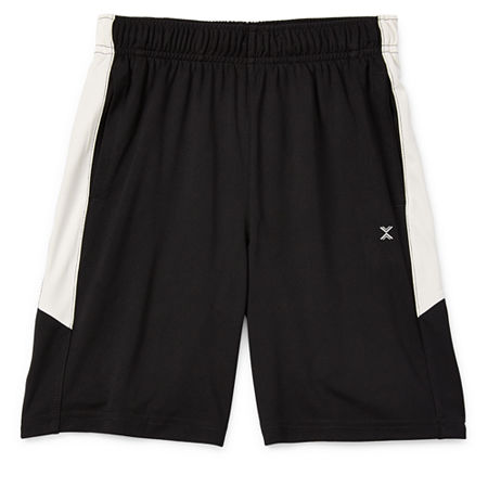 Xersion Pull-On Little & Big Boys Moisture Wicking Basketball Short, X-large (18-20), Black