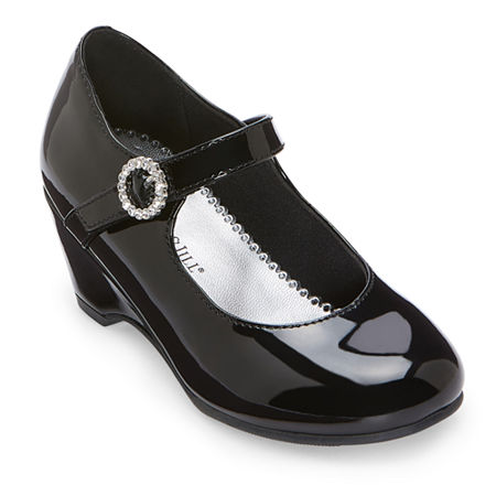  Mary Jane Shoes - Christie & Jill Little & Big Girls Heart Round Toe Mary Jane Shoes