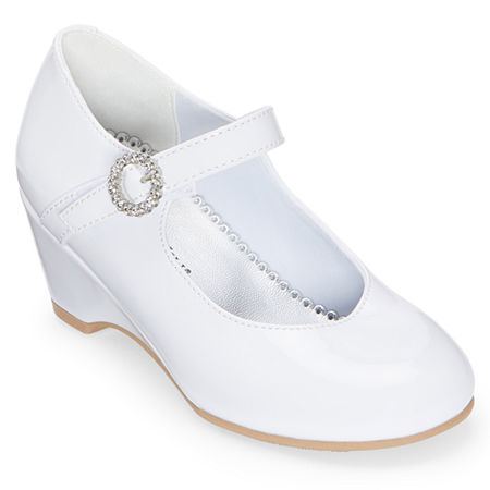  Christie & Jill Little & Big Girls Heart Round Toe Mary Jane Shoes