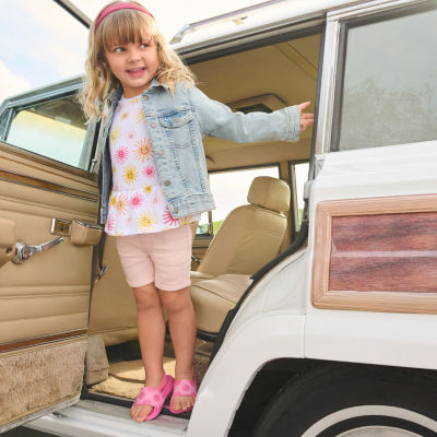 Okie Dokie Toddler Unisex Denim Lightweight Puffer Jacket