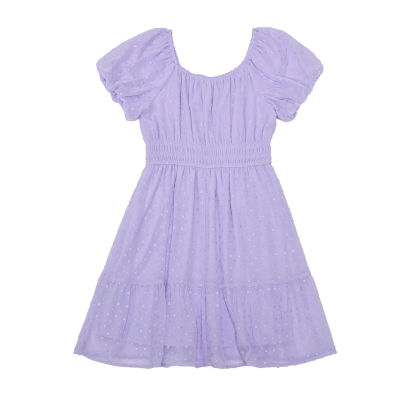 Trixxi Girl Big Girls Short Sleeve A-Line Dress