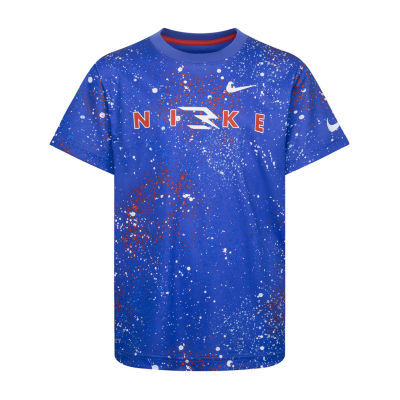 Nike 3BRAND by Russell Wilson Big Boys Dri-Fit Crew Neck Short Sleeve Graphic T-Shirt