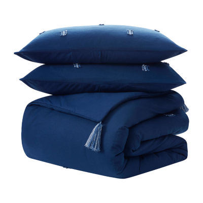 Blue Loom Arlo 3-pc. Lightweight Embroidered Comforter Set