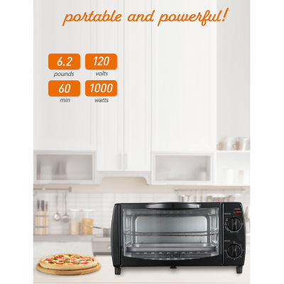 Commercial Chef 10L 4 Slice Mechanical Toaster Oven