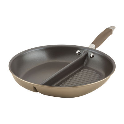 Anolon Advanced Home Hard Anodized 12.5" Divided Grill and Griddle Pan