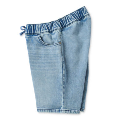 Thereabouts Little & Big Boys Adaptive Stretch Fabric Adjustable Waist Pull-On Denim Short