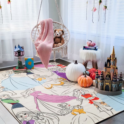 Disney Princess Collection Inspire Washable Indoor Rectangular Accent Rug