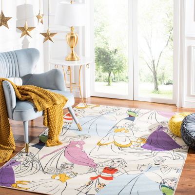 Disney Princess Collection Inspire Washable Indoor Rectangular Area Rug