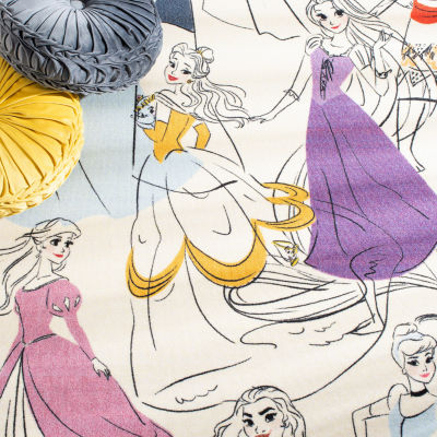 Disney Princess Collection Inspire Washable Indoor Rectangular Area Rug