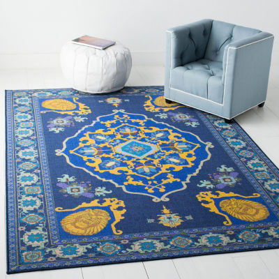 Disney Aladdin Collection Magic Carpet Washable Indoor Rectangular Area Rug